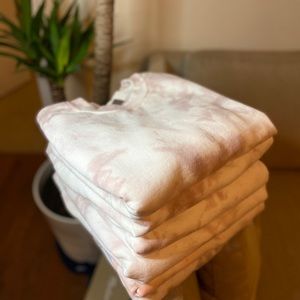 Beige/Tan Tie Dye Crewneck Sweatshirt